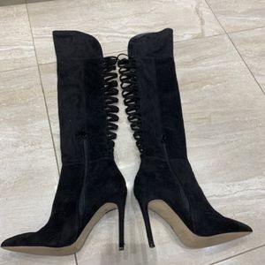 Aldo Shoes - Black suede over the knee stiletto boot Aldo Shoes - Black suede over the knee stiletto boot